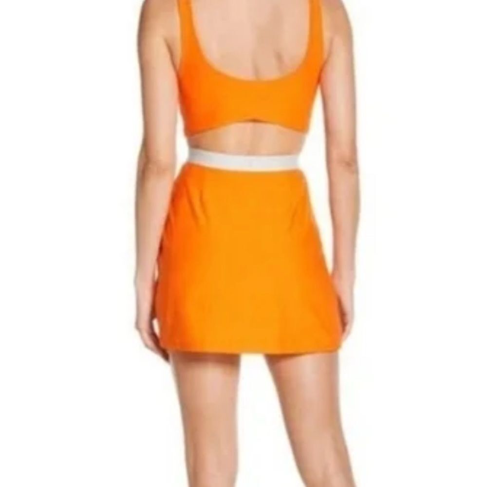 Outdoor Voices Vibrant Orange Cutout Court Dress - Picture 2 of 7